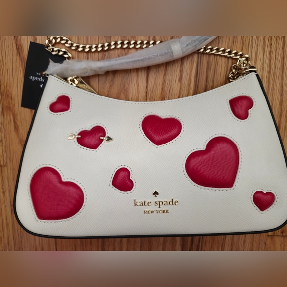 SOLD kate spade NWT Madison Puffy Heart Convertible Crossbody Bag - Picture 10 of 12